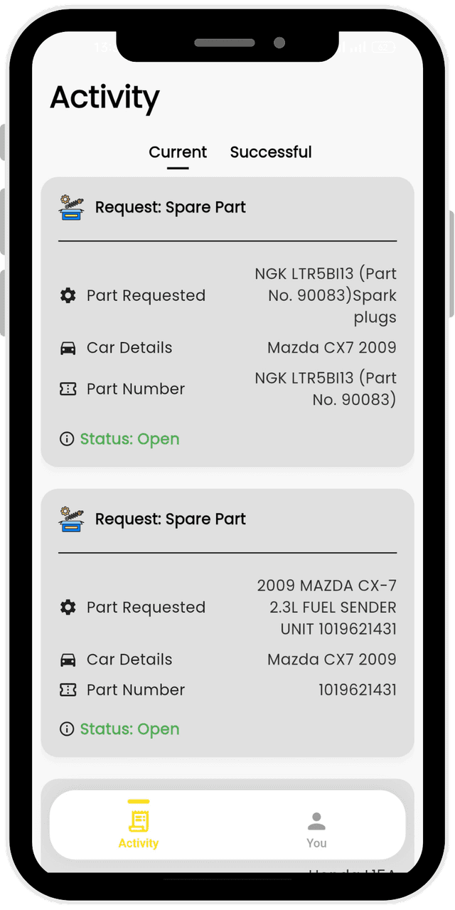 AutoMate app vendor signup screenshot.